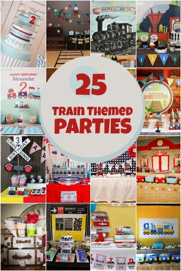 Trains Birthday Party Ideas
 25 Train Themed Birthday Parties