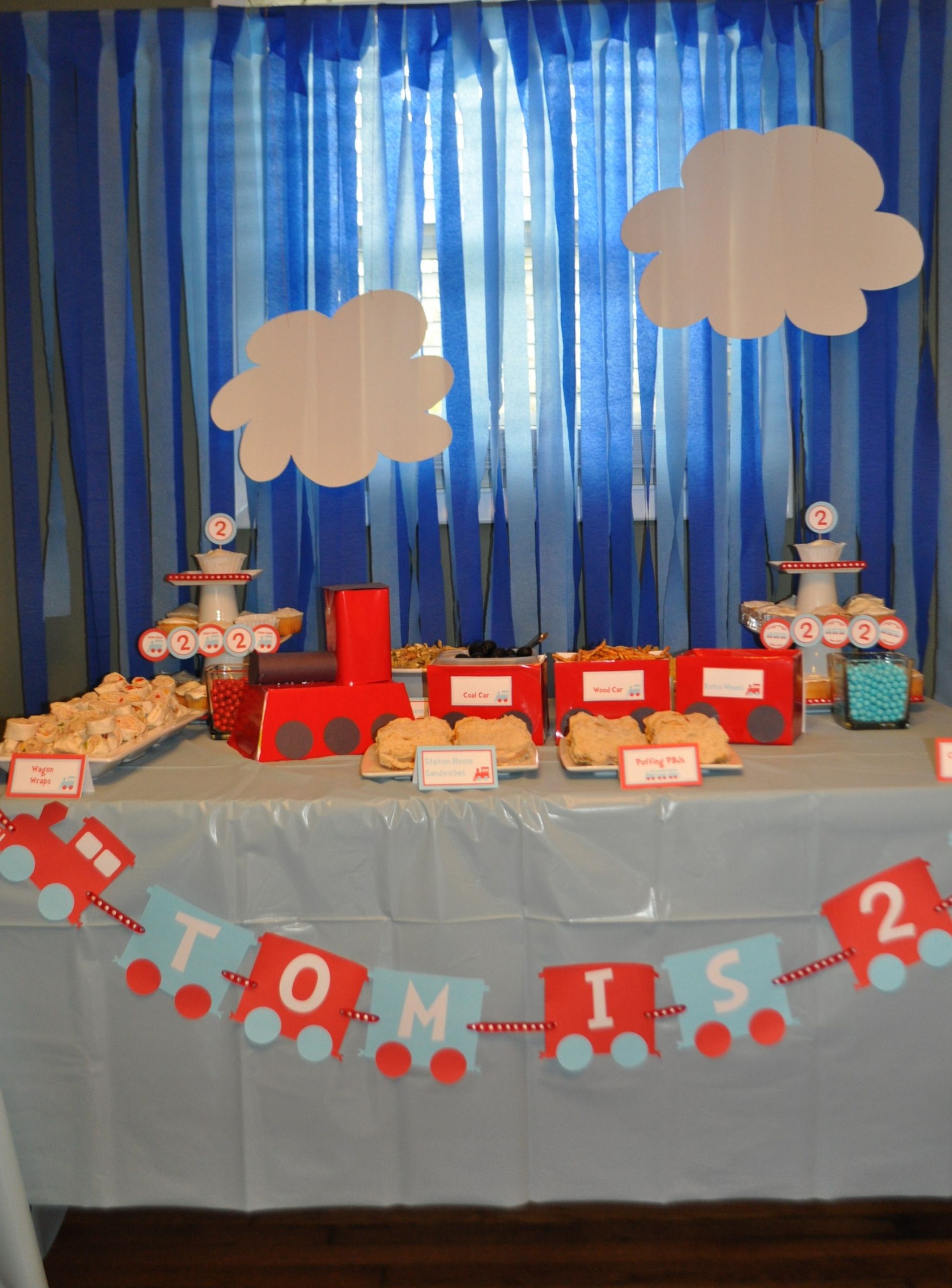 Trains Birthday Party Ideas
 Tom’s 2nd Train Themed Birthday Party