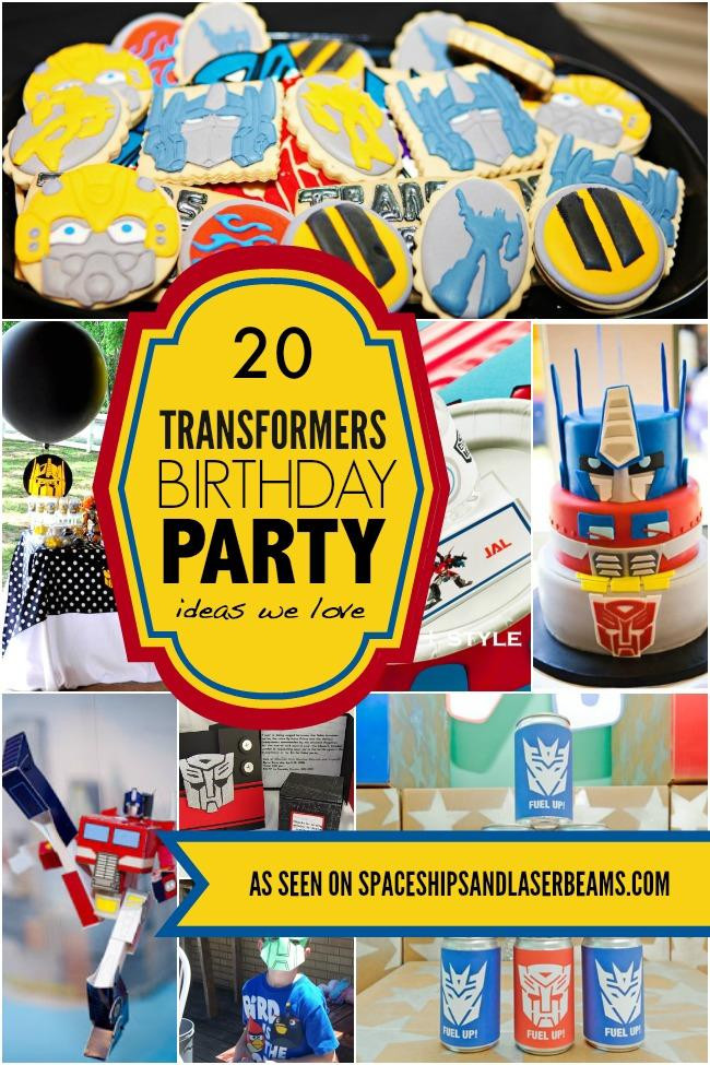 Transformers Birthday Decorations
 20 Transformers Birthday Party Ideas We Love Spaceships