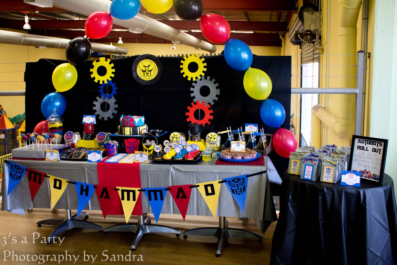 Transformers Birthday Decorations
 3 s a Party Transformers Birthday Party