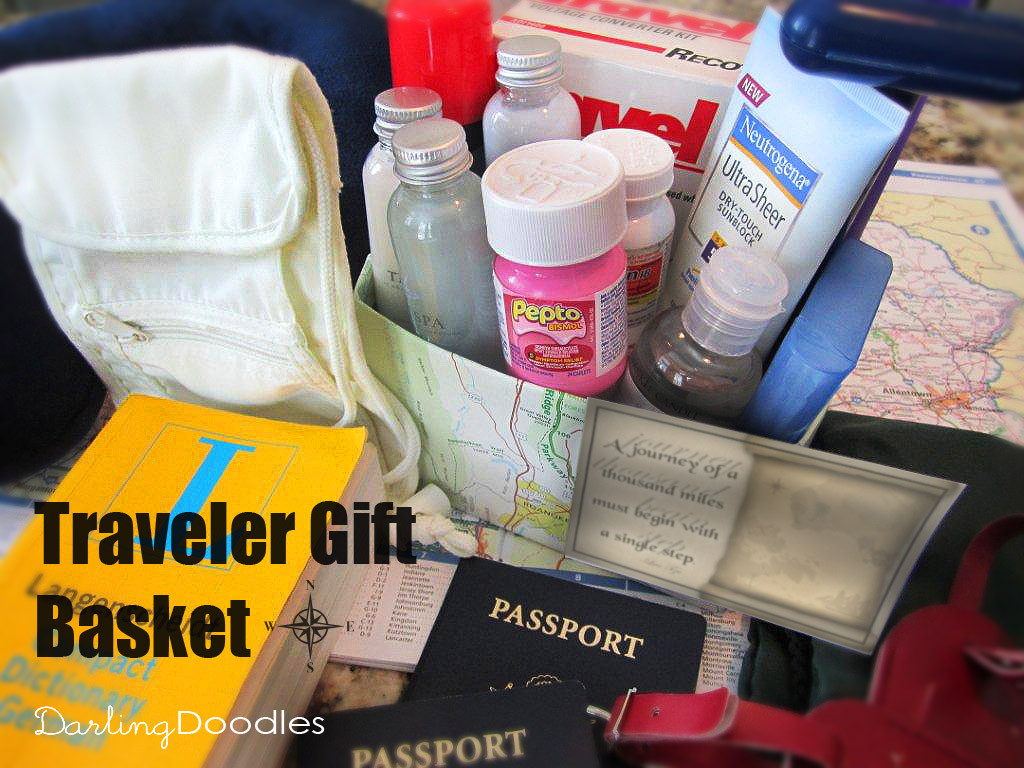 Top 22 Travel themed Gift Basket Ideas - Home, Family, Style and Art Ideas