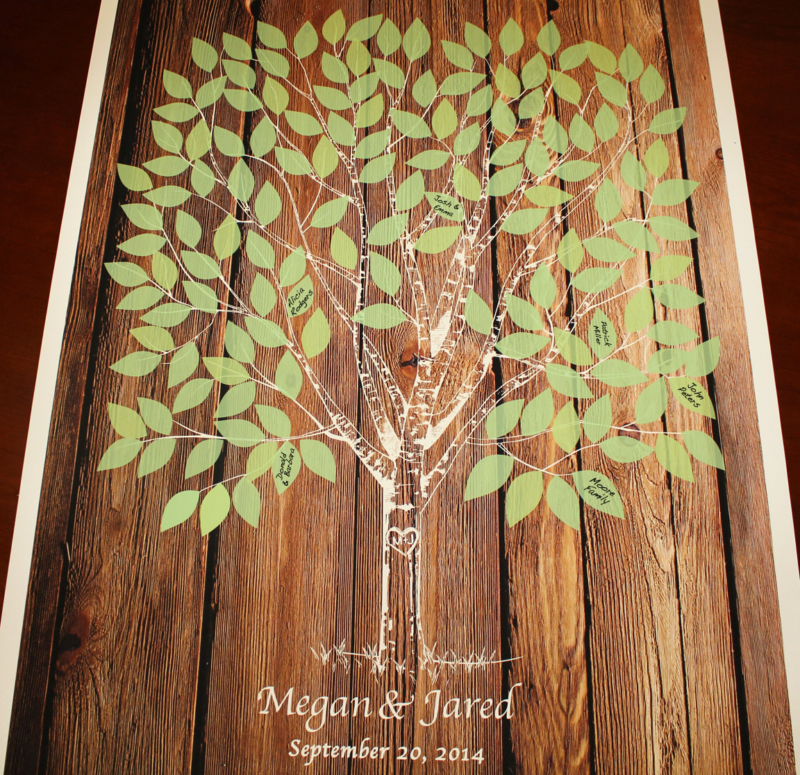 Tree For Wedding Guest Book
 Wood Guestbook Wedding Tree Guest Book on Wedding Tree Poster