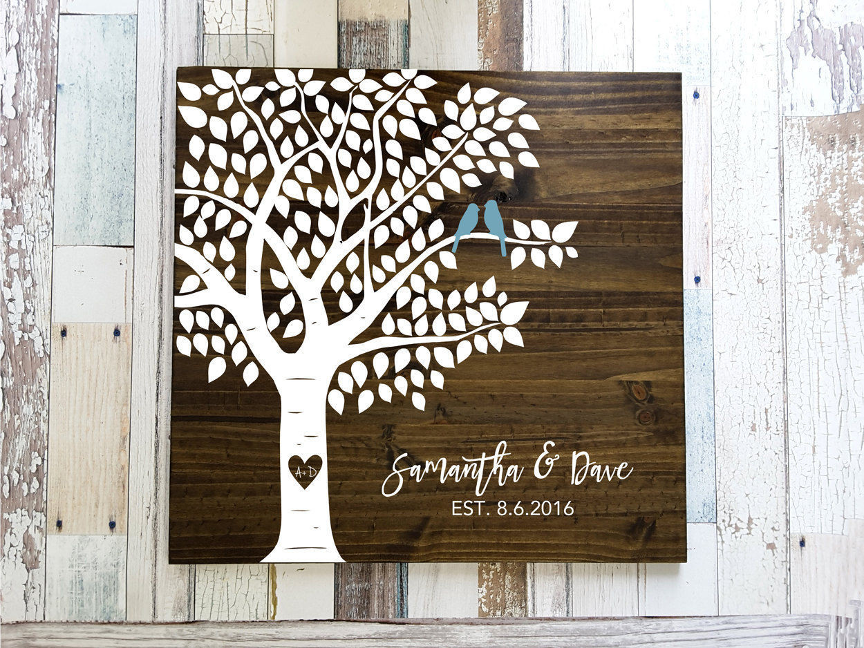 Tree For Wedding Guest Book
 Leaf Guest Book Guest Book Tree Wedding Guest Book