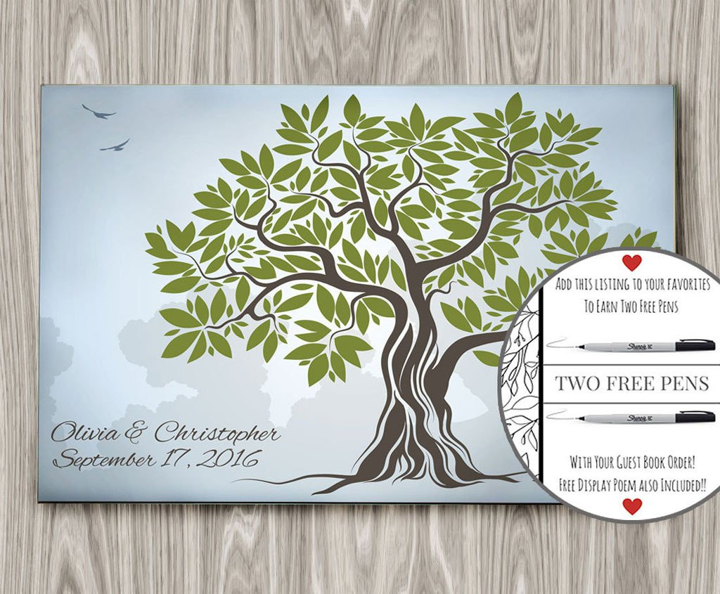 Tree For Wedding Guest Book
 Wedding Guest Book Tree