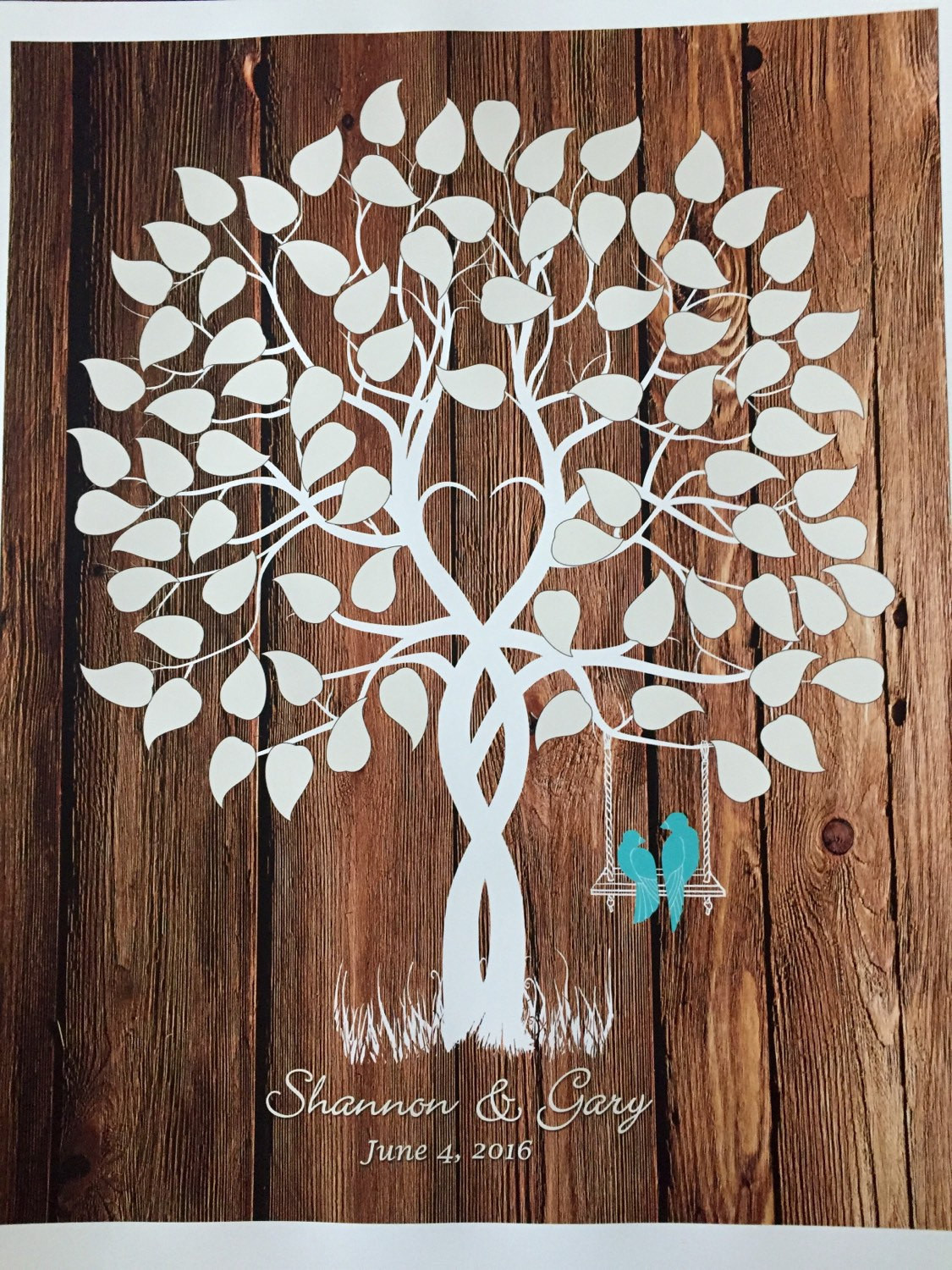 Tree For Wedding Guest Book
 Wedding guest book guestbook tree guest book alternative