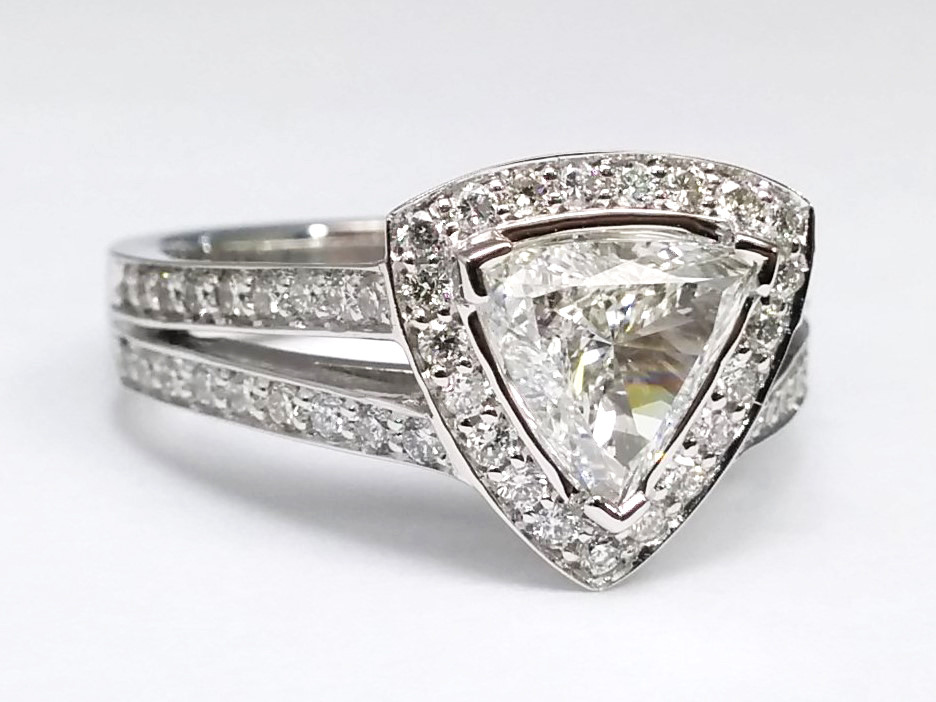 Trillion Diamond Engagement Ring
 Trillion Engagement Rings from MDC Diamonds NYC