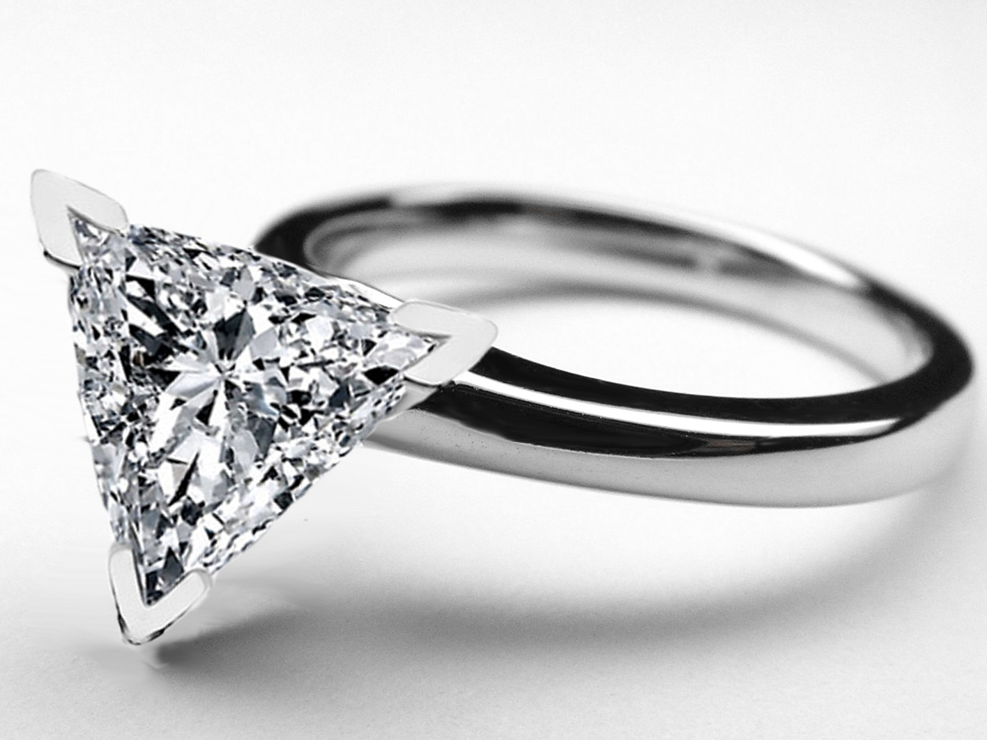 Trillion Diamond Engagement Ring
 Trillion Engagement Rings from MDC Diamonds NYC