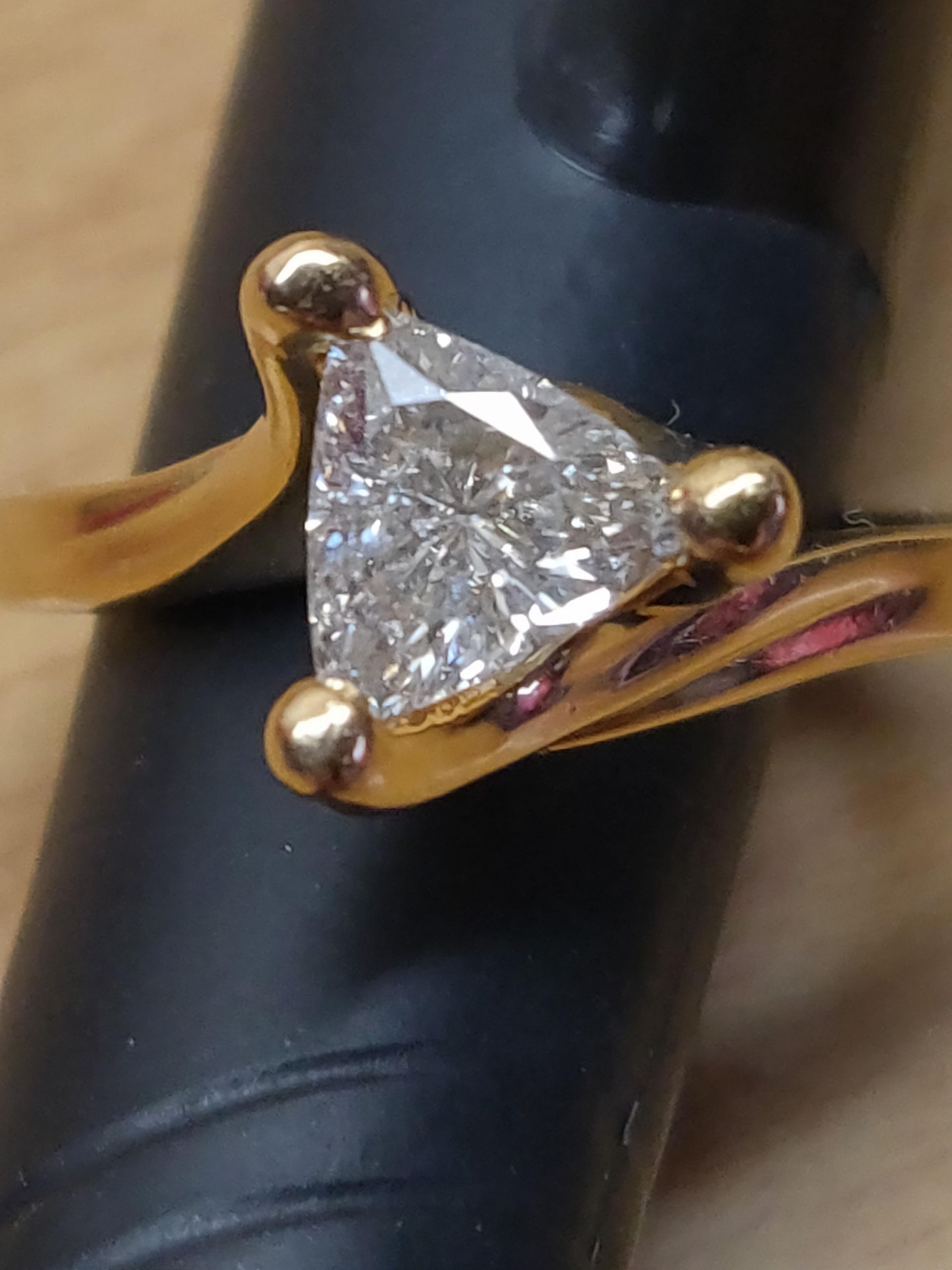 Trillion Diamond Engagement Ring
 Helzberg Trillion Diamond Engagement Ring