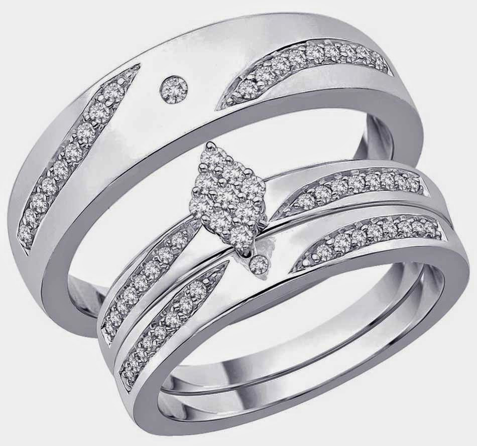 Trio Wedding Ring Sets Jared
 Rhombus Diamond Trio Wedding Ring Sets Jared Design