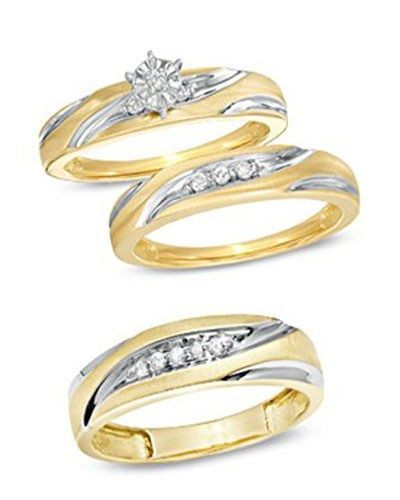 Trio Wedding Ring Sets Jared
 15 best His and hers wedding ring sets images on Pinterest
