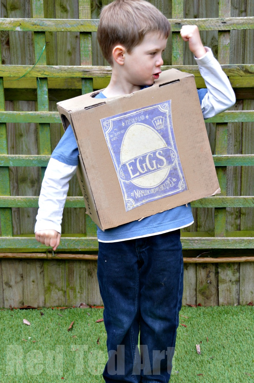 Trolls DIY Costume
 Boxtrolls Crafts Make a Boxtroll Costume Red Ted Art