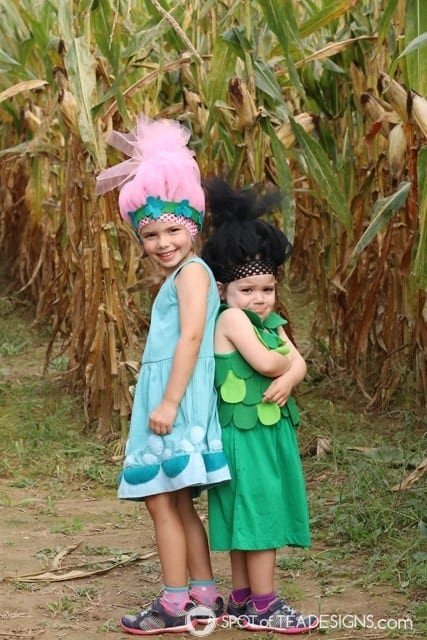 Trolls DIY Costume
 25 Easy Homemade Halloween Costumes for Kids including no