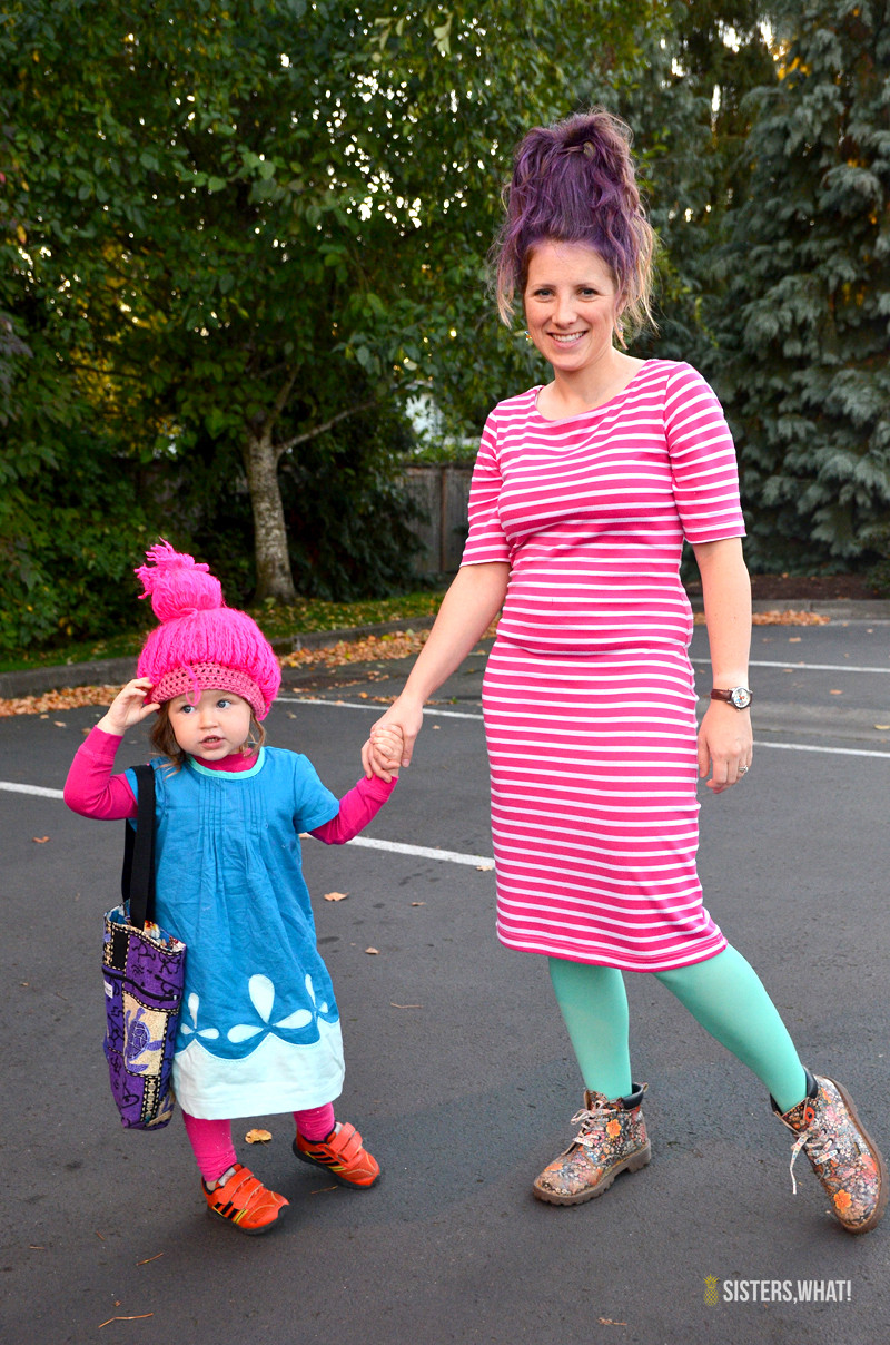 Trolls DIY Costume
 Little girl trolls costume princess poppy adult troll