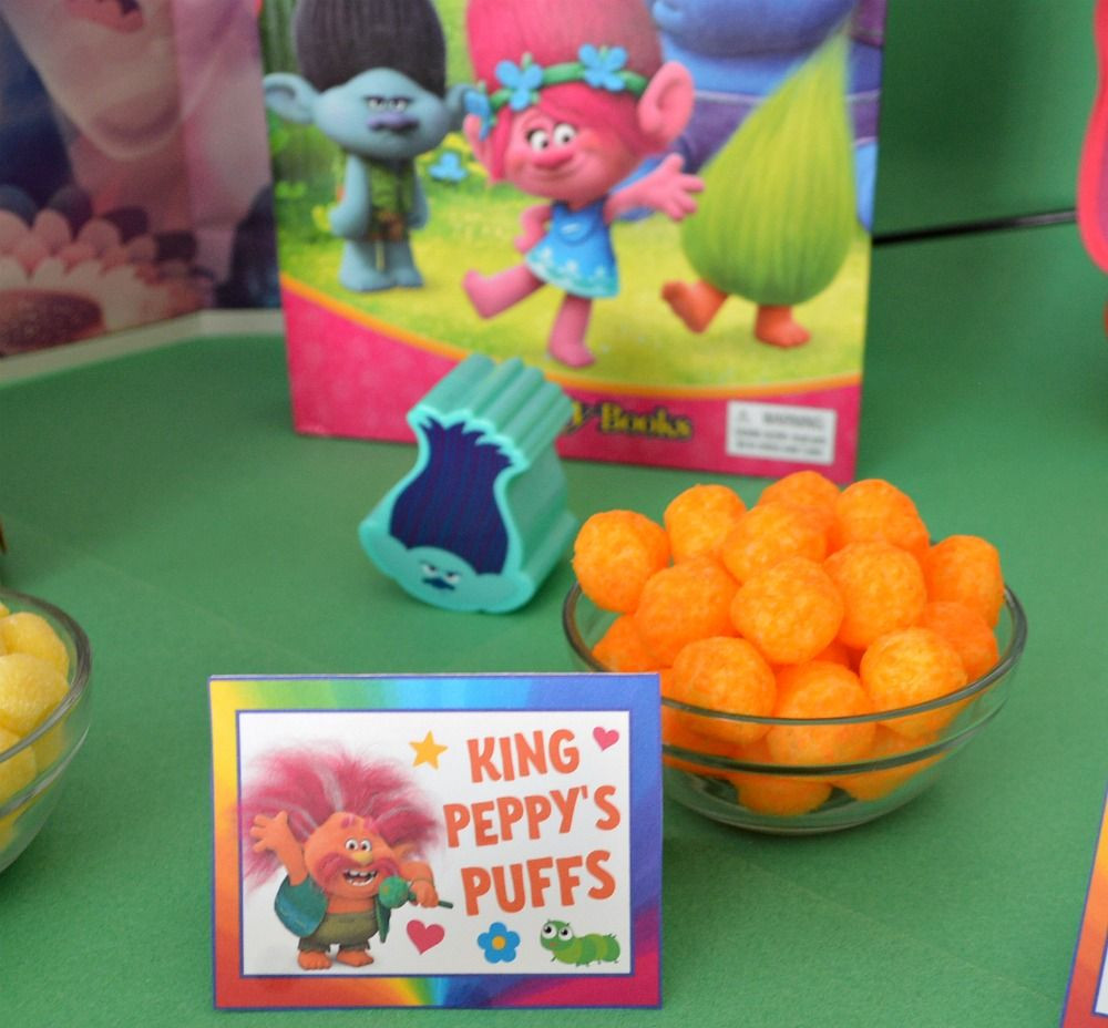 Trolls Party Food Ideas
 Trolls Party Food Cards Audrey Pinterest