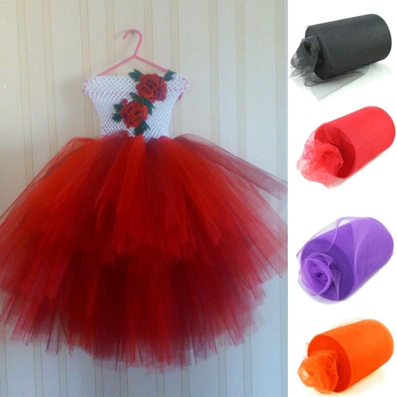 Tulle Dress Toddler DIY
 Tulle Baby Shower Decoration 15cm 100yard Tulle Girl 1st
