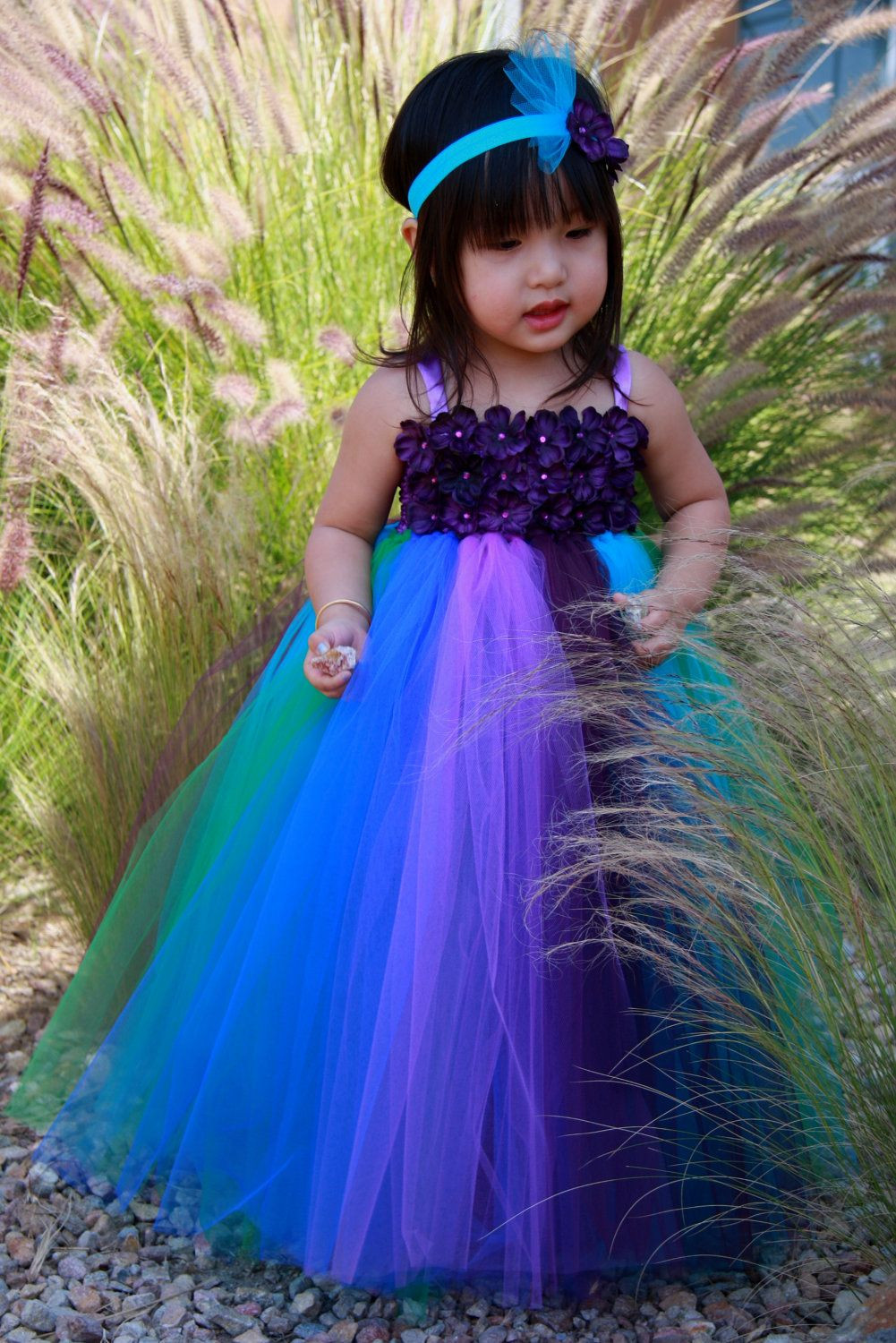 Tulle Dress Toddler DIY
 Peacock Inspired Tutu Dress Series IV by giselleboutique