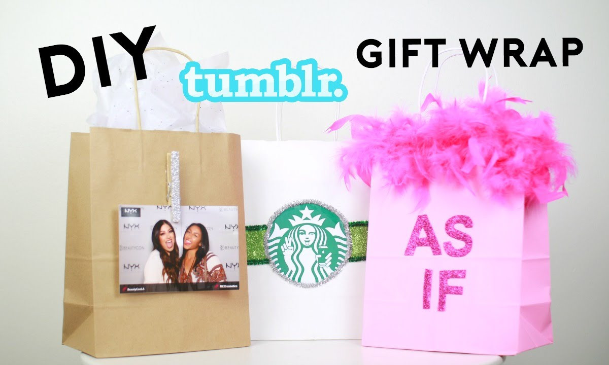 Tumblr Gift Ideas For Best Friend
 DIY Tumblr Gift Wrap DIY Gift Bags From The Dollar Store