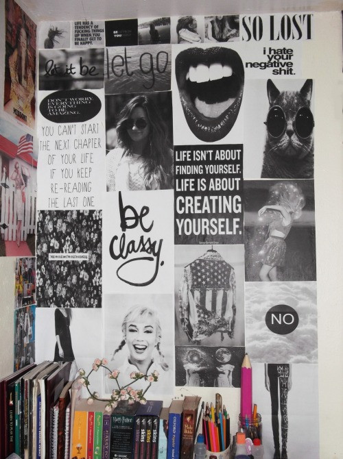 Tumblr Wall Decor DIY
 wall collage