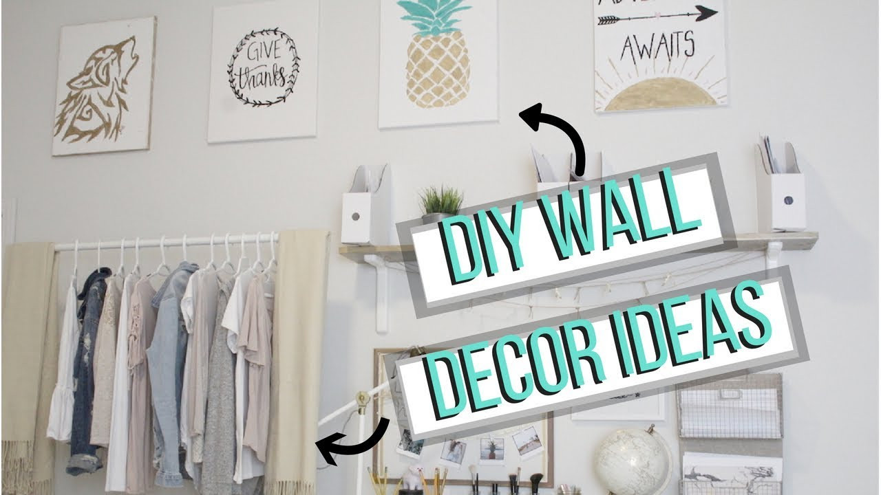 Tumblr Wall Decor DIY
 FILL UP EMPTY WALL SPACE