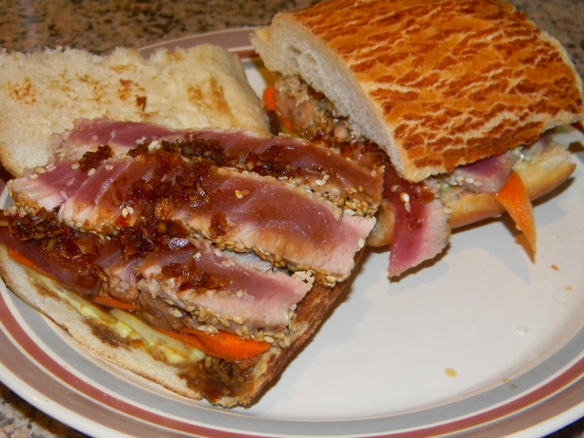 Tuna Steak Sandwiches
 Tuna Steak Sandwich – Made at Home
