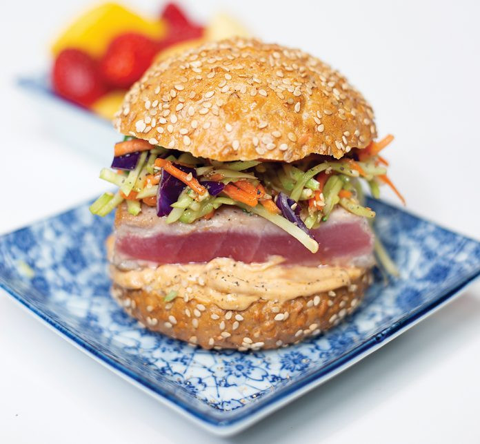 Tuna Steak Sandwiches
 Tuna Steak Sandwich with Broccoli Slaw Frisco STYLE Magazine