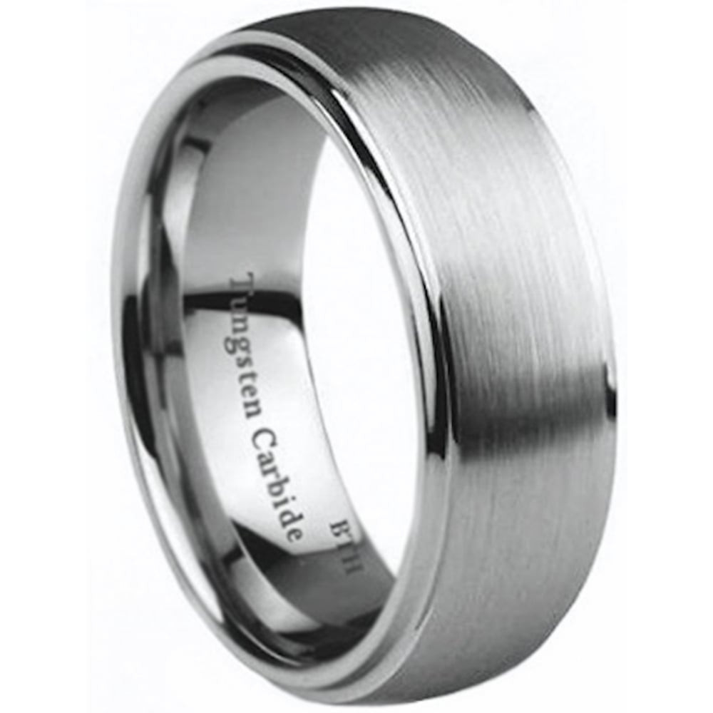 Tungsten Carbide Wedding Ring
 I Love You Engraved Tungsten Carbide Wedding Engagement