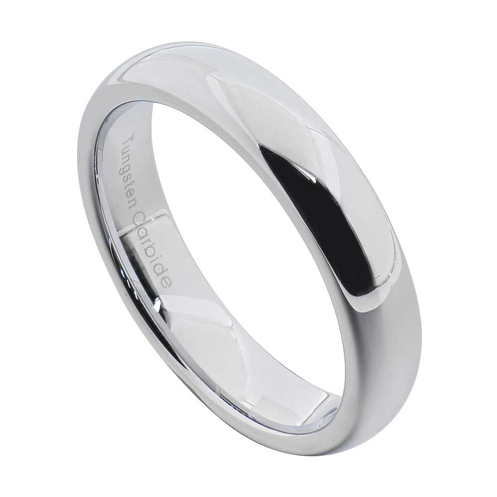 Tungsten Carbide Wedding Ring
 Tungsten Carbide Silver Polished Wedding Band Men Womens