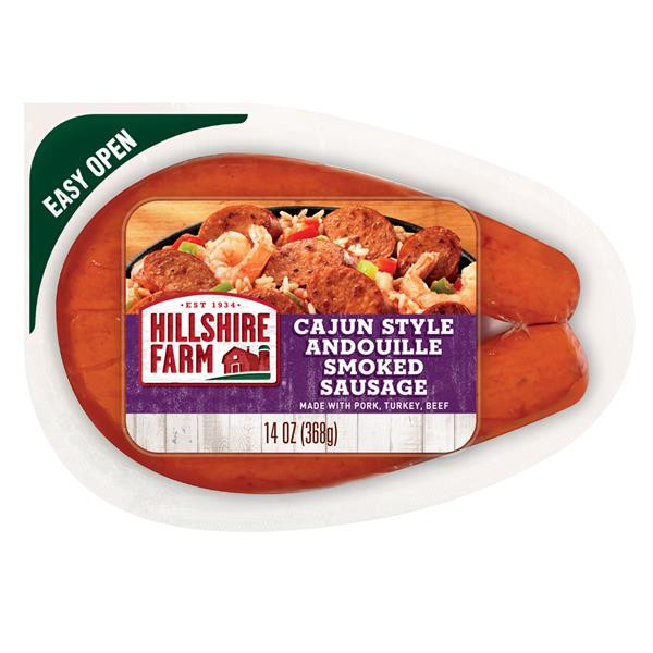 Turkey Andouille Sausage
 Hillshire Farm Cajun Style Andouille Smoked Sausage