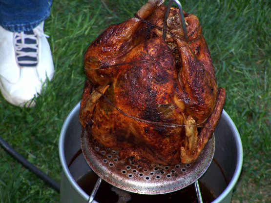 Turkey Brine For Frying
 Deep Fried Turkey Recipe Genius Kitchen