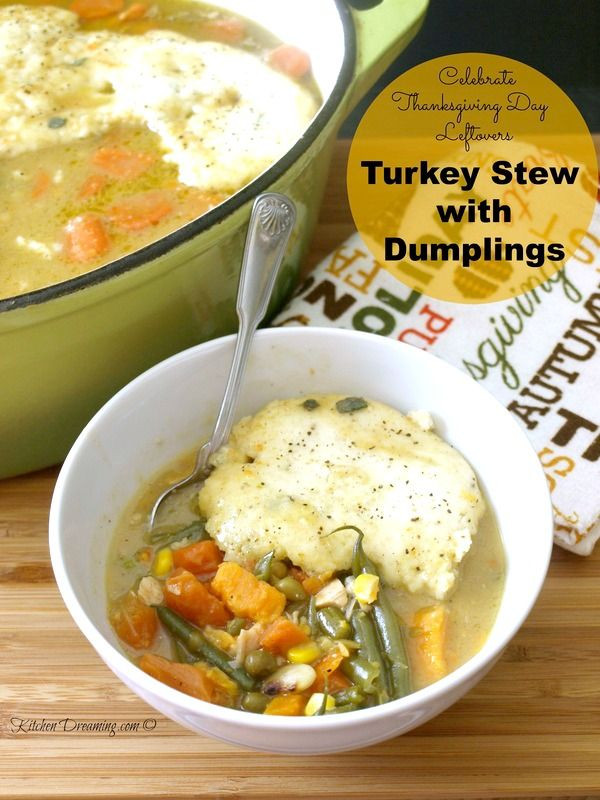 Turkey Stew With Dumplings
 Instant Pot Chicken and Dumplings Recipe