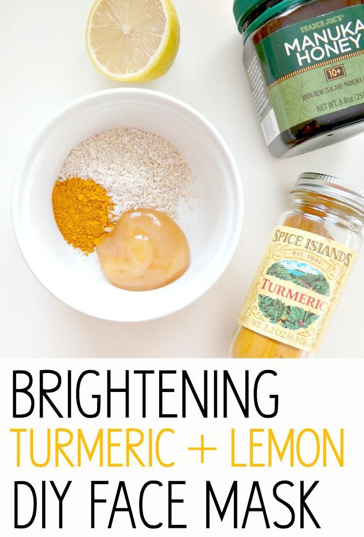 Turmeric Face Mask DIY
 Glowing Skin Series Brightening Turmeric Lemon DIY Face