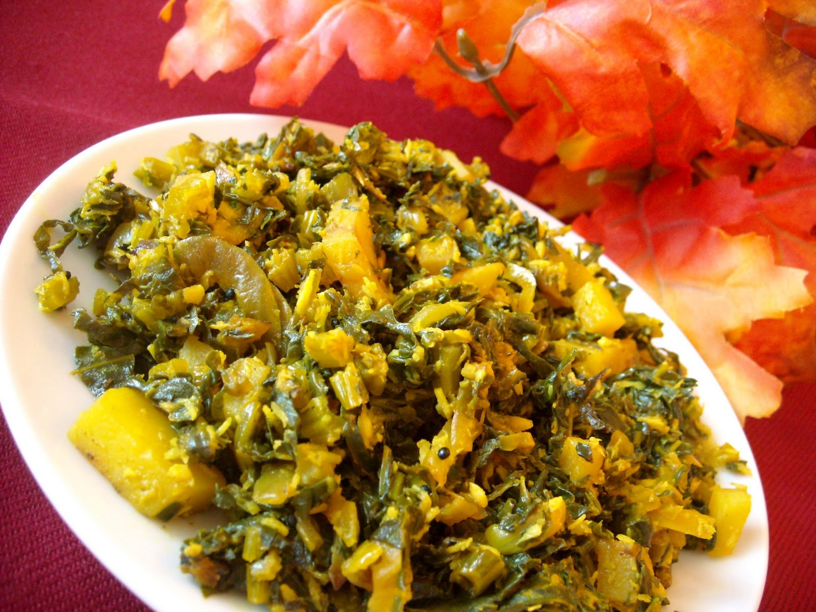 Turnip Recipes Indian
 Manju s Eating Delights Turnip Greens Stir fry with Potato
