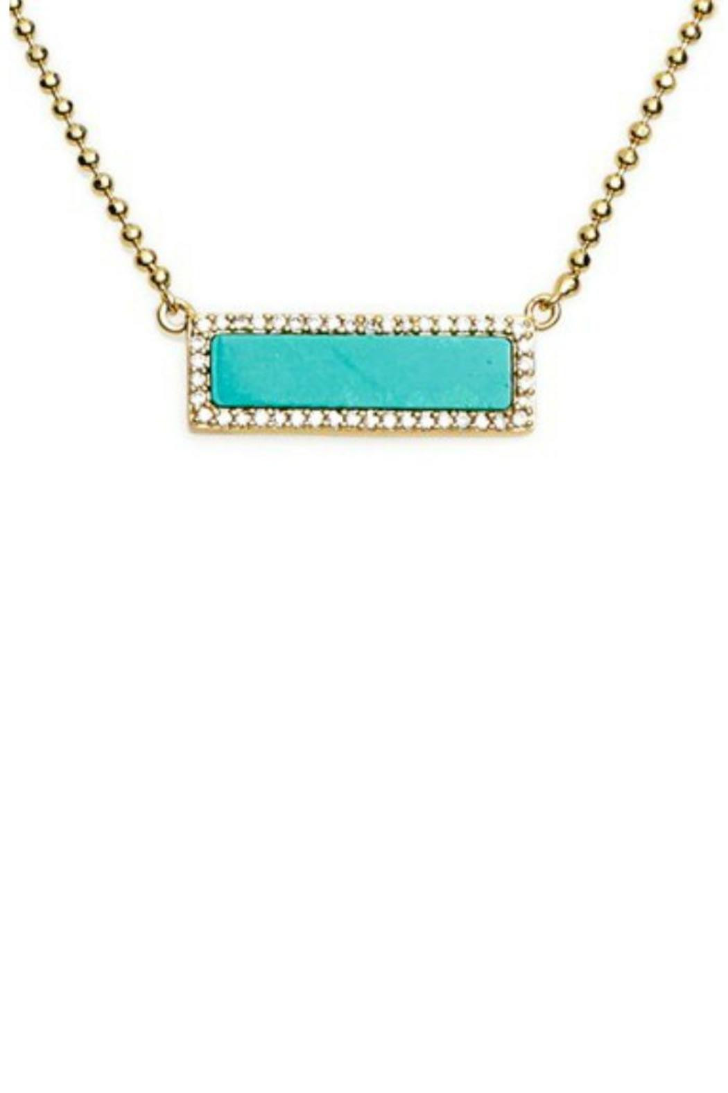 Turquoise Bar Necklace
 Melanie Auld Turquoise Bar Necklace from Dallas by Gemma
