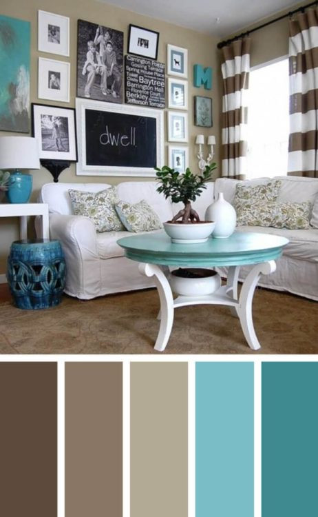 Turquoise Color Scheme Living Room
 25 Best Living Room Color Scheme Ideas and Inspiration