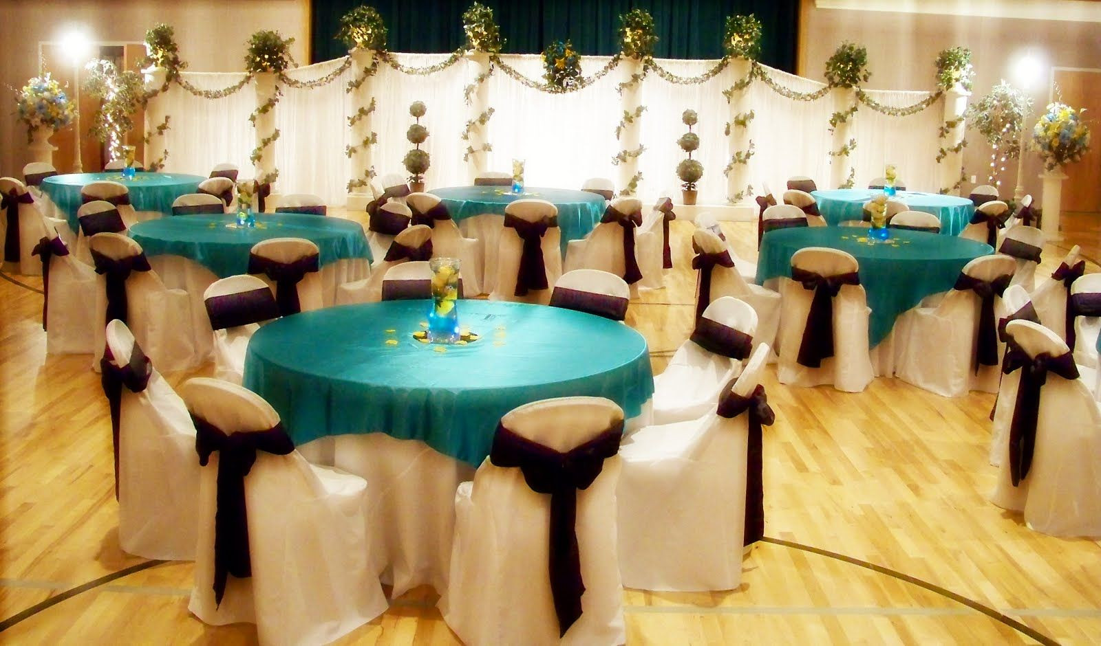 Turquoise Wedding Decorations
 Brown and Turquoise Wedding Ideas