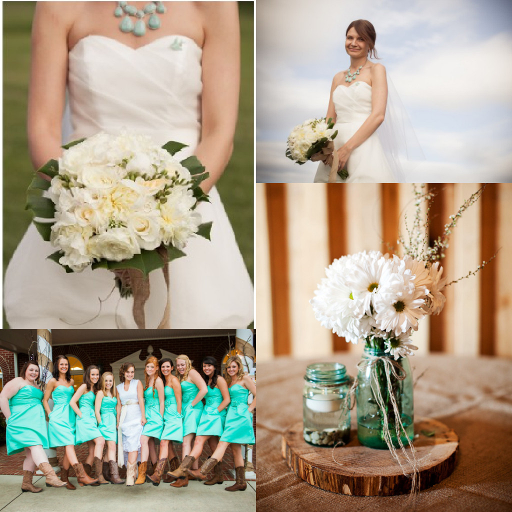 Turquoise Wedding Decorations
 Turquoise Wedding Ideas Rustic Wedding Chic