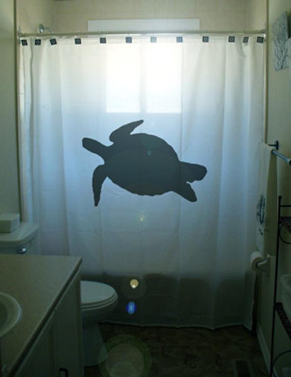 Turtle Bathroom Decor
 sea turtle Shower Curtain tortoise bathroom decor extra long
