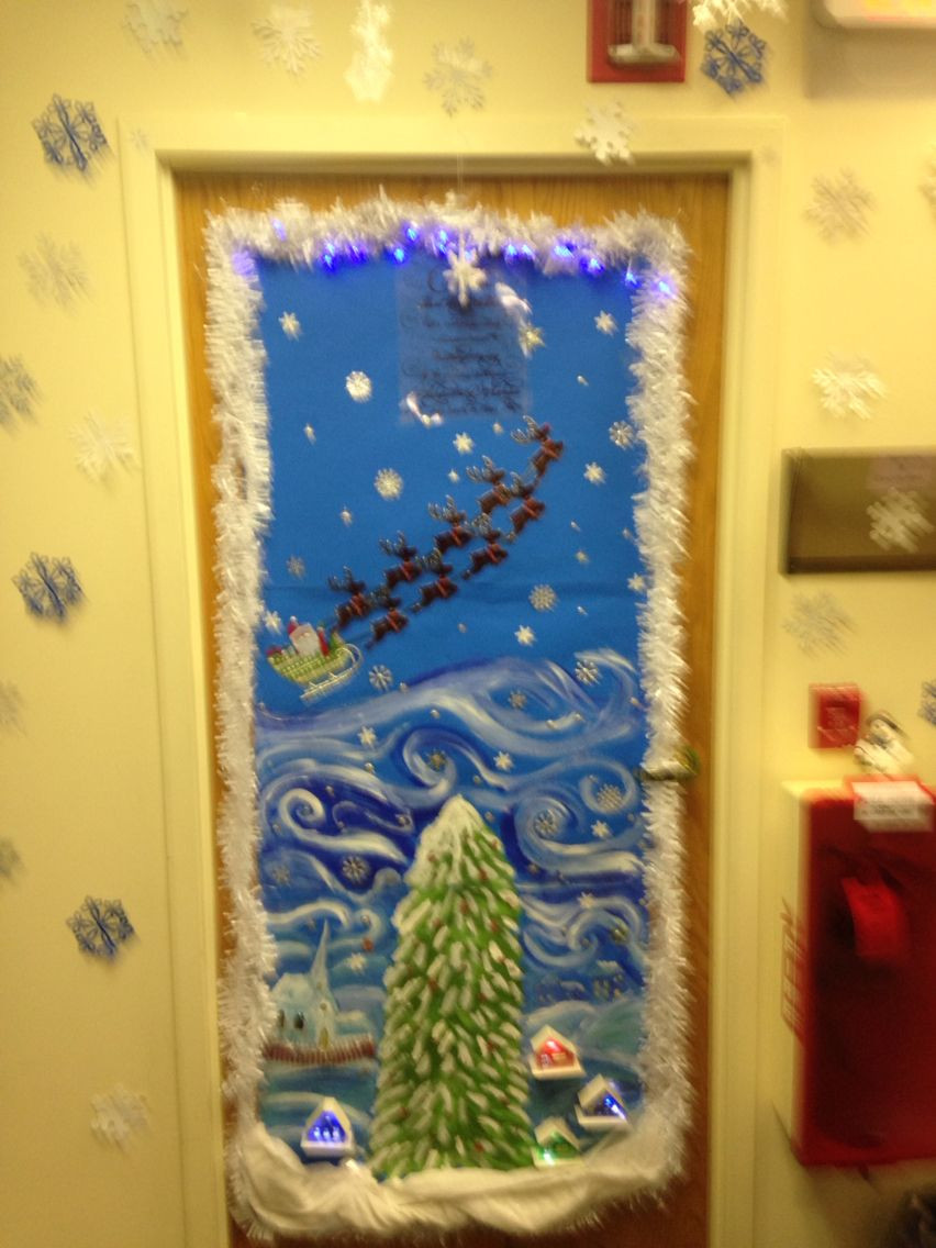 Twas The Night Before Christmas Party Ideas
 My Snowy twas the night before Christmas office door