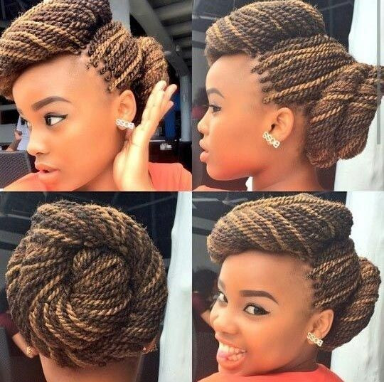 Twisted Updo Hairstyles African American
 10 Chic African American Braids The Hot New Look