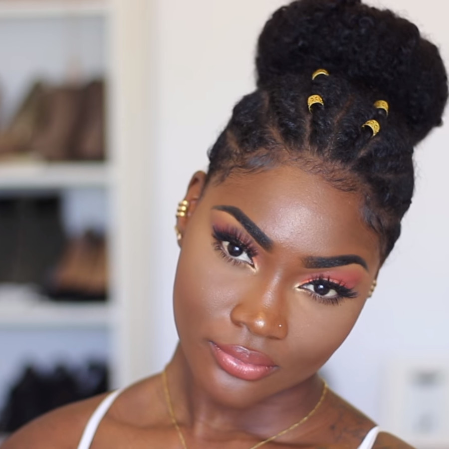 Twisted Updo Hairstyles African American
 This New Triple Knot Braided Up do For Black Hair Is So