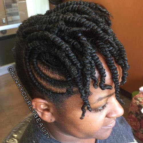 Twisted Updo Hairstyles African American
 30 Best Natural Hairstyles for African American Women