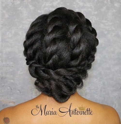 Twisted Updo Hairstyles African American
 50 Cute Updos for Natural Hair
