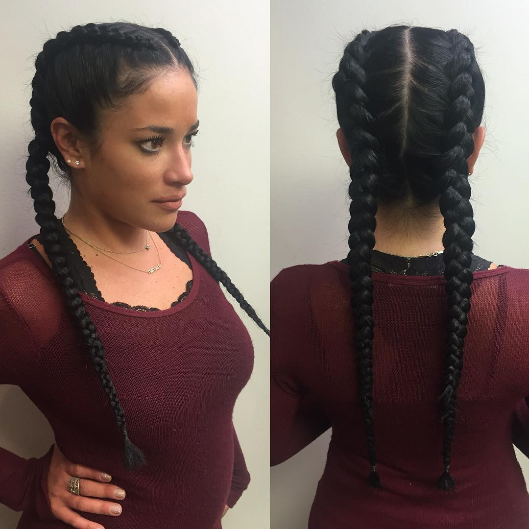 Two Braids Black Hairstyles
 20 Two Braids Hairstyle Ideas Designs