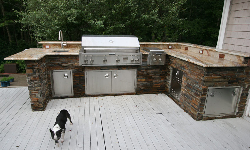 U Shaped Outdoor Kitchen
 Custom Built Outdoor Kitchens 2010 U Shape Kitchen