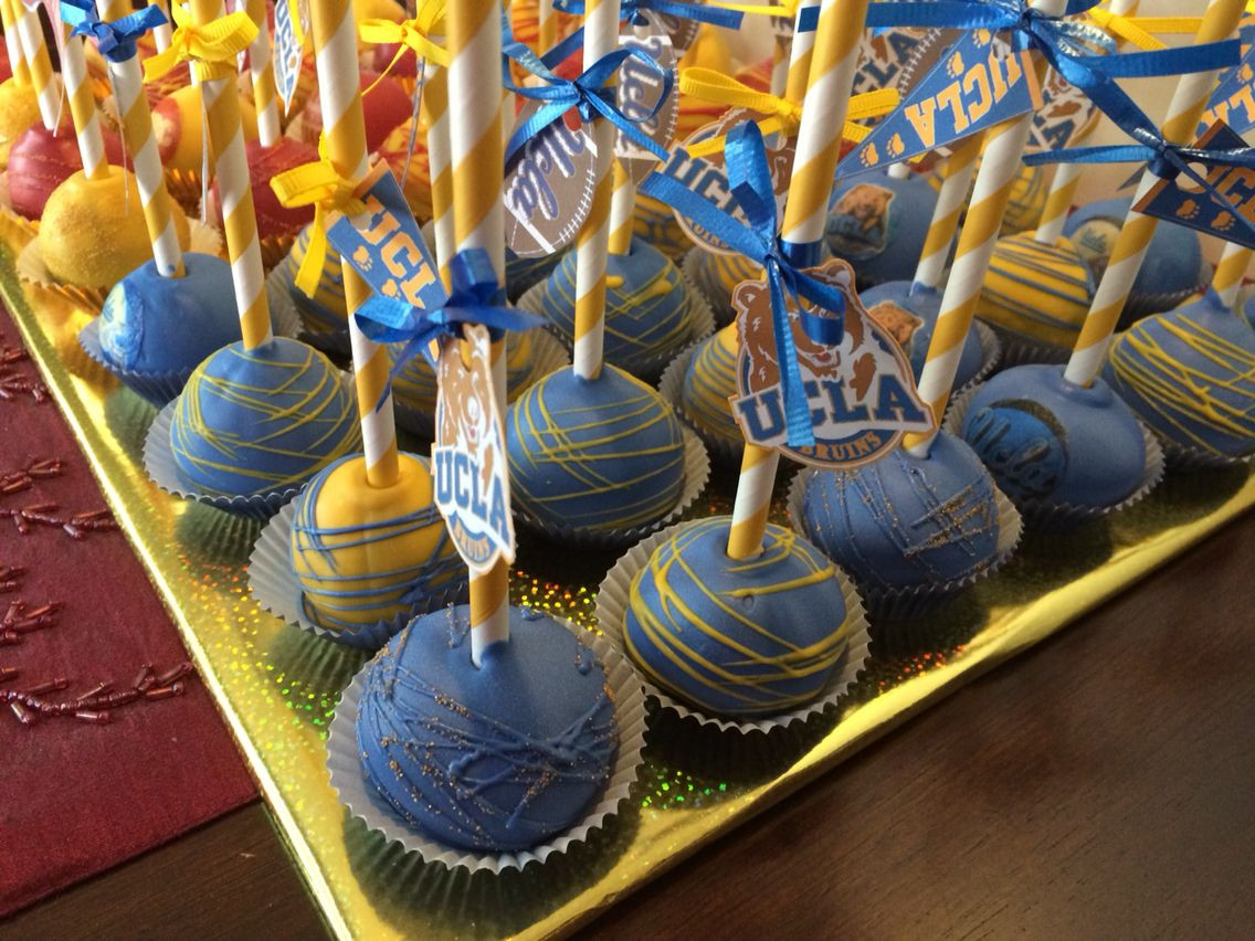 Ucla Graduation Party Ideas
 UCLA CAKE POPS