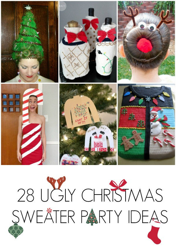 Ugly Sweater Ideas For Christmas Parties
 28 Ugly christmas sweater party ideas C R A F T