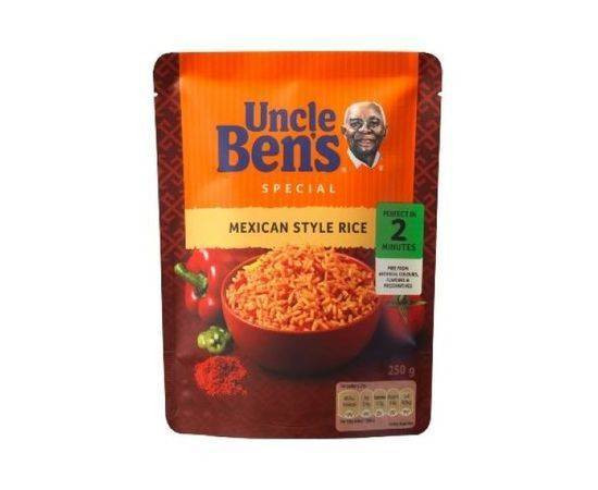 Uncle Ben'S Mexican Rice
 Uncle Bens Express Rice Mexican 250Gm
