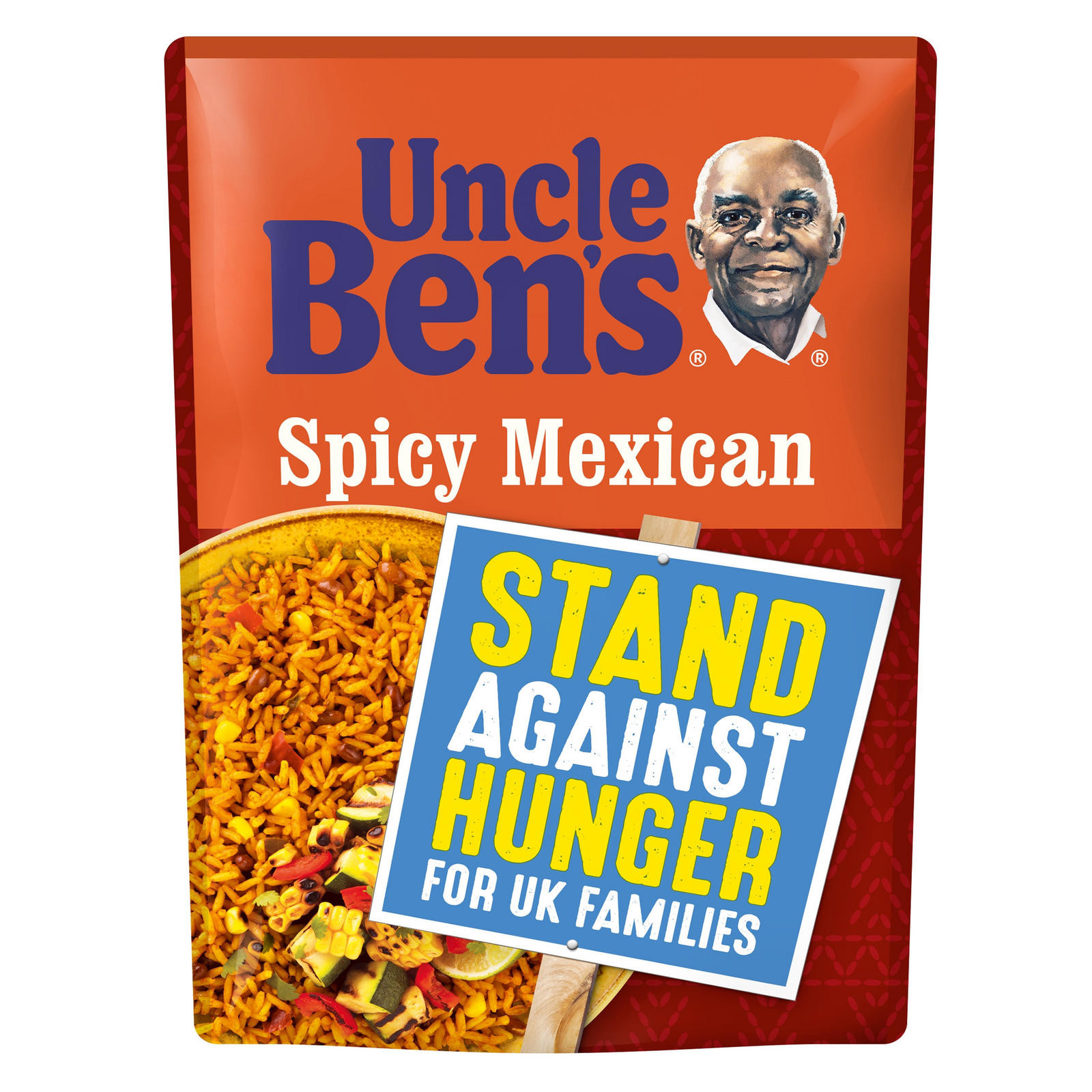 Uncle Ben'S Mexican Rice
 Uncle Bens Spicy Mexican Microwave Rice 250g