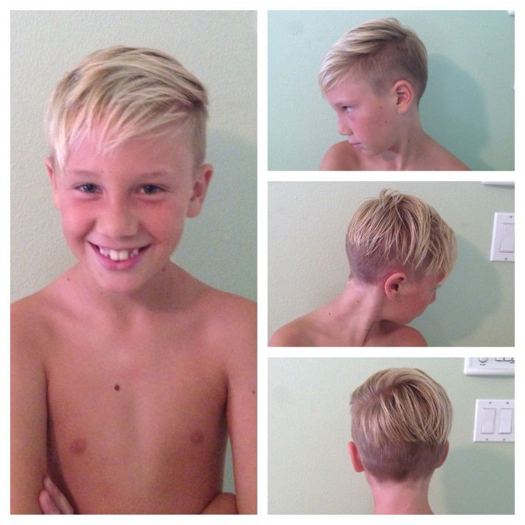 Undercut Hairstyle Boy
 Boys haircut Child Undercut Hair by Mackenzie