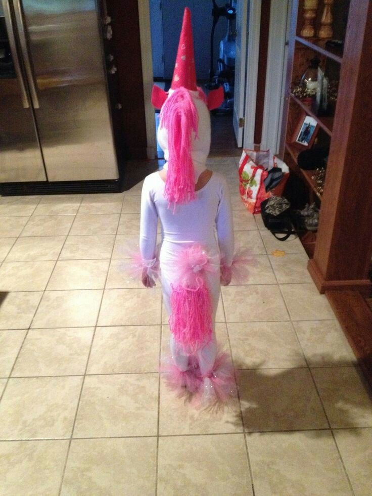 Unicorn Costume Child Diy
 Cute diy little girl unicorn costume